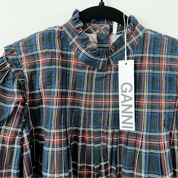 Ganni Plaid Dress - Picture 3 of 5